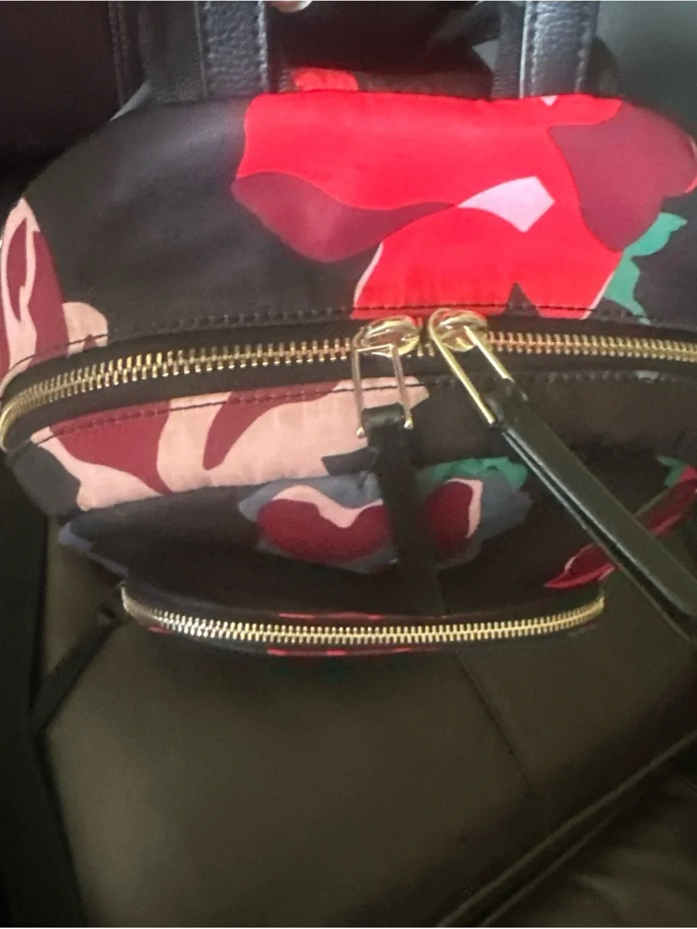 kate spade Black Floral Mini Backpack - Picture 7 of 11